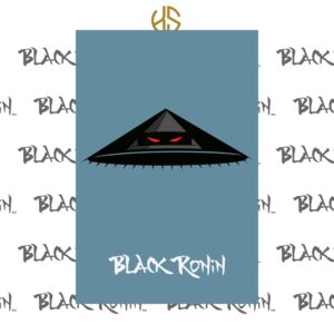 Black Ronin Light Blue Hat Poster