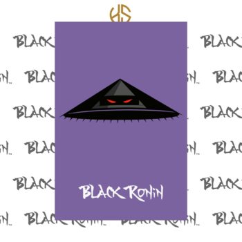Black Ronin Purple Hat Poster