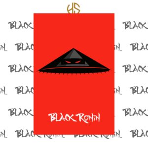 Black Ronin Red Hat Poster