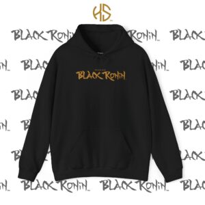 The Legend of Black Ronin Logo Heavy Hoodie