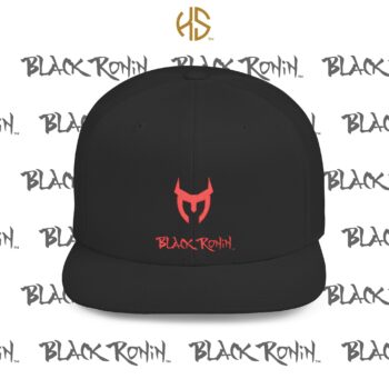 Black Ronin Snapback Hat