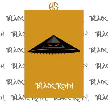 Black Ronin Yellow Hat Poster
